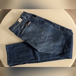 Hudson Jeans Blake Slim Straight Zip Fly Denim Blue Mens 31